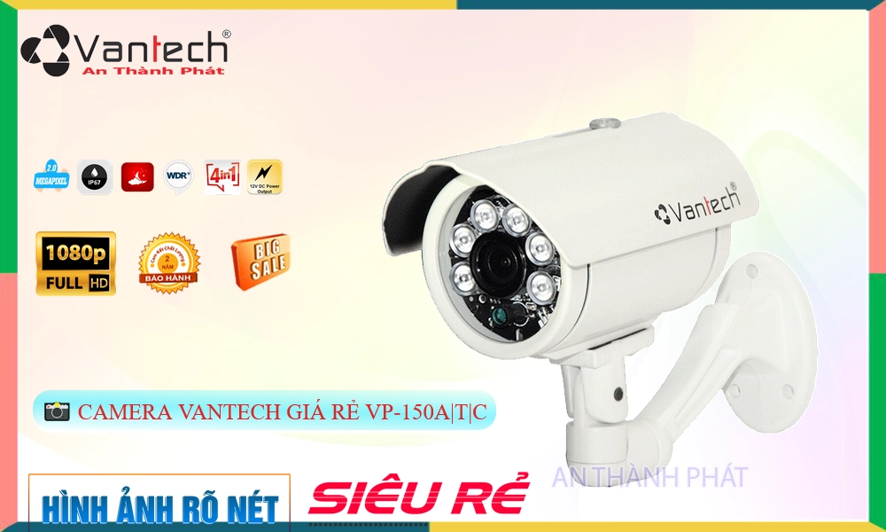 VP-150A|T|C Camera Chất Lượng VanTech VP-150A|T|C Camera Chất Lượng VanTech