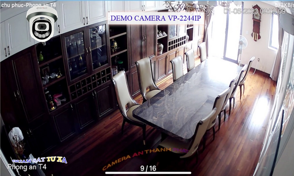 VP-2244IP Ip POE Sắc Nét Camera Giám Sát Chức Năng Cao Cấp