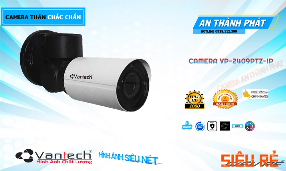 Công Nghệ HD VP-2409PTZ-IP Sắc Nét VanTech