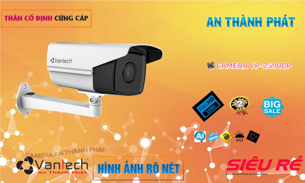Camera An Ninh VanTech VP-2590BP Công Nghệ Mới