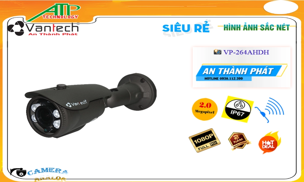 VanTech VP-264AHDH Sắc Nét VanTech VP-264AHDH Sắc Nét