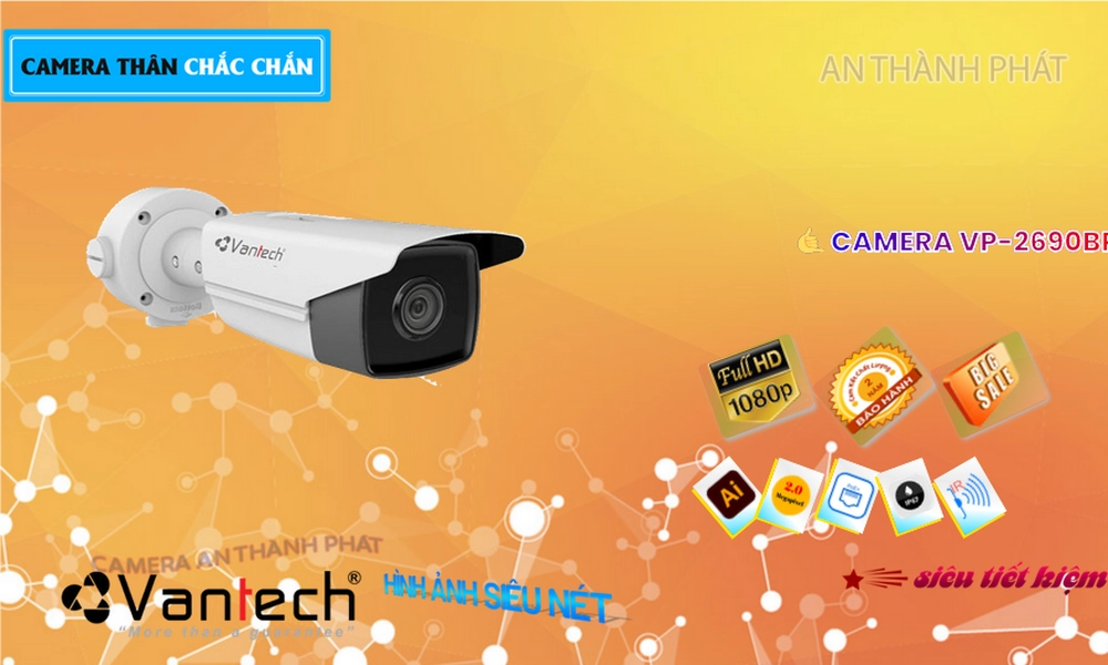 Camera VanTech Chất Lượng Công Nghệ POE VP-2690BP