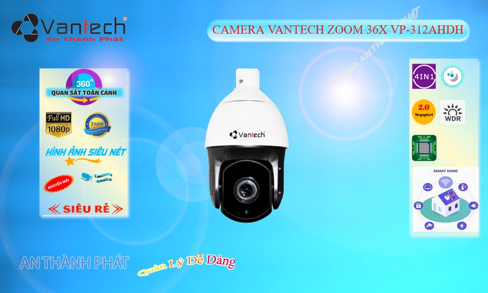 VP-312AHDH Camera VanTech Công Nghệ Mới