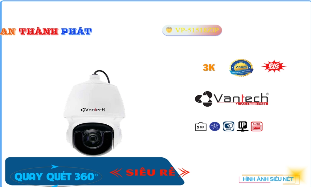 VP-51518ZIP Camera Ip POE Sắc Nét VanTech Công Nghệ Mới VP-51518ZIP Camera Ip POE Sắc Nét VanTech Công Nghệ Mới