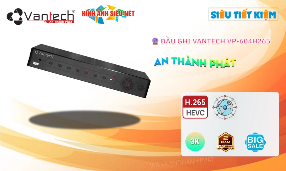 VP-604H265 Đầu Ghi Hình Giá tốt VP-604H265 Đầu Ghi Hình Giá tốt