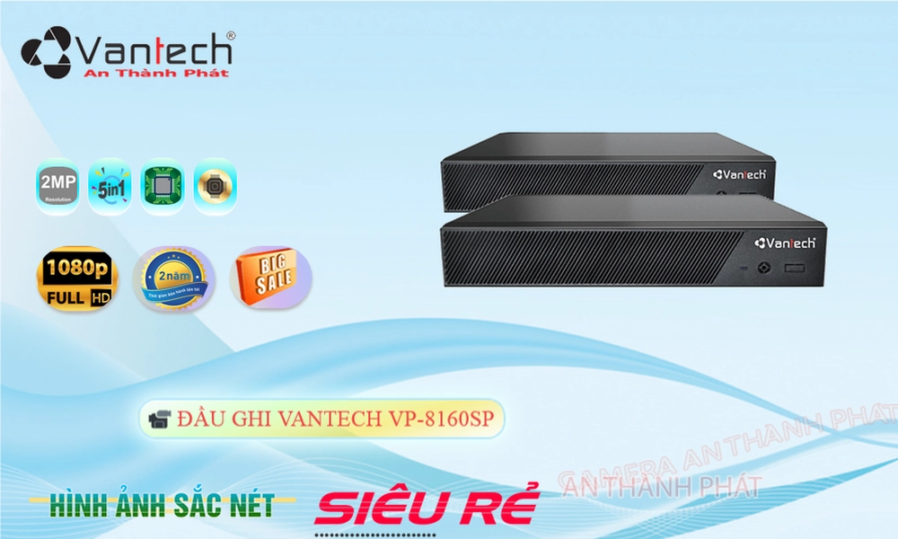 ✲  Đầu Thu KTS VanTech VP-8160SP Giá tốt