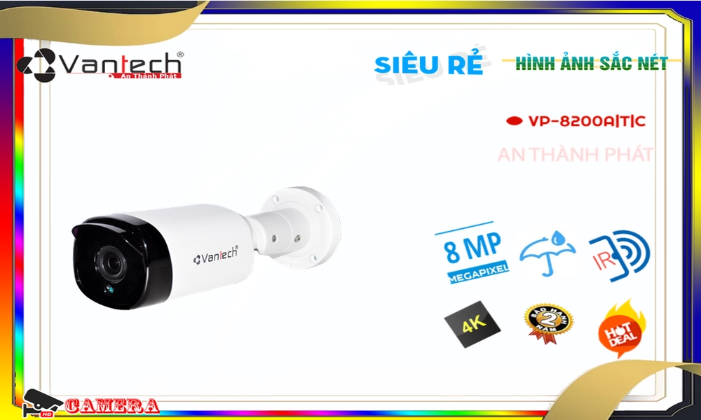 Camera VanTech VP-8200A|T|C Mẫu Đẹp Camera VanTech VP-8200A|T|C Mẫu Đẹp