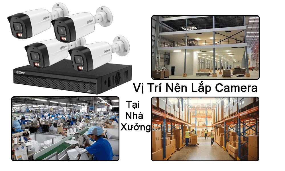  Đầu Ghi  dùng bộ Lắp Camera Ip Nhà Xưởng Giá Rẻ Sắc Nét