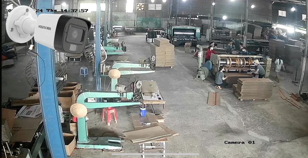  Camera quan sát  Dùng Bộ Trọn Bộ Camera Kho Xưởng Giá Rẻ