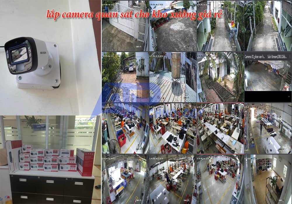 Giải pháp lắp camera kho hàng nhà xưởng chất lượng